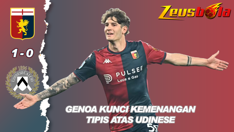 Alessandro Zanoli Genoa Kunci Kemenangan Tipis atas Udinese