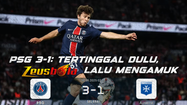 Dibalik Kemenangan PSG 3-1 Tertinggal Dulu, Lalu Mengamuk di Babak Kedua Kvaratskhelia & Marquinhos Jadi Pahlawan