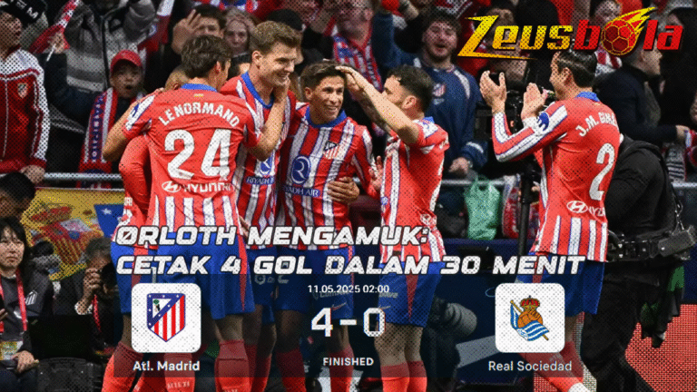 Gila Sørloth Mengamuk Cetak 4 Gol dalam 30 Menit, Atlético Libas Sociedad 4-0