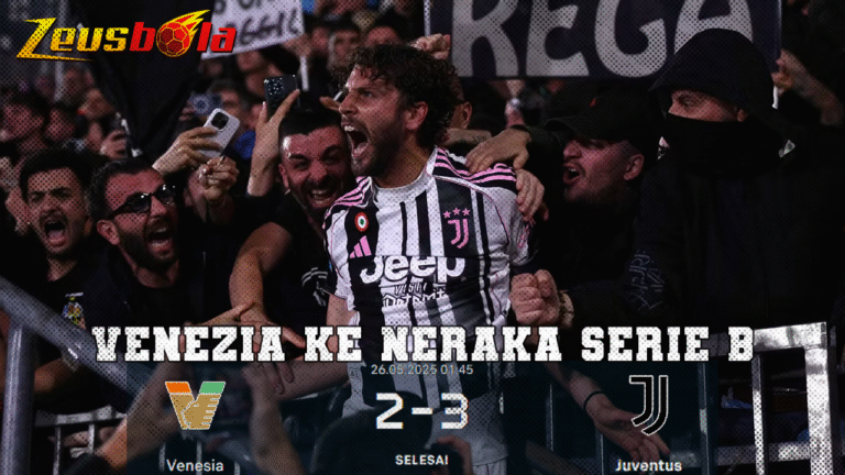 Gol Penalti Locatelli Kirim Venezia ke Neraka Serie B, Juventus Terbang ke Liga Champions