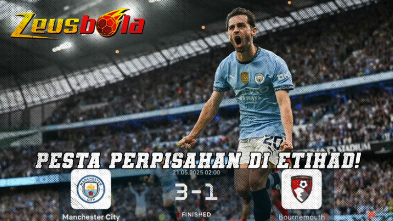 Pesta Perpisahan di Etihad Manchester City Bungkam Bournemouth 3-1, KDB Disambut Tangis dan Tepuk Tangan