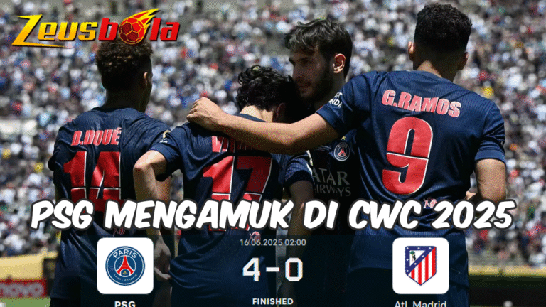 Hancurkan Atlético 4-0 PSG Mengamuk di Debut Piala Dunia Antarklub
