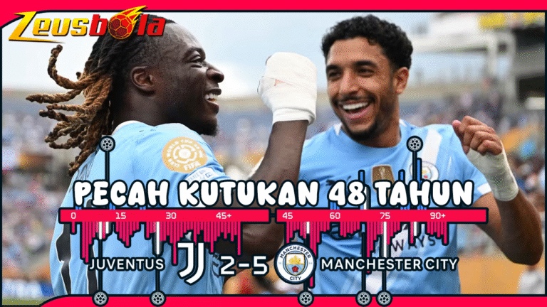 Manchester City Bantai Juventus 5-2, Pecah Kutukan 48 Tahun