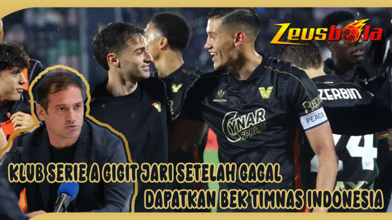Jay Idzes Dihargai Rp170 Miliar Klub Serie A Gigit Jari Setelah Gagal Dapatkan Bek Timnas Indonesia