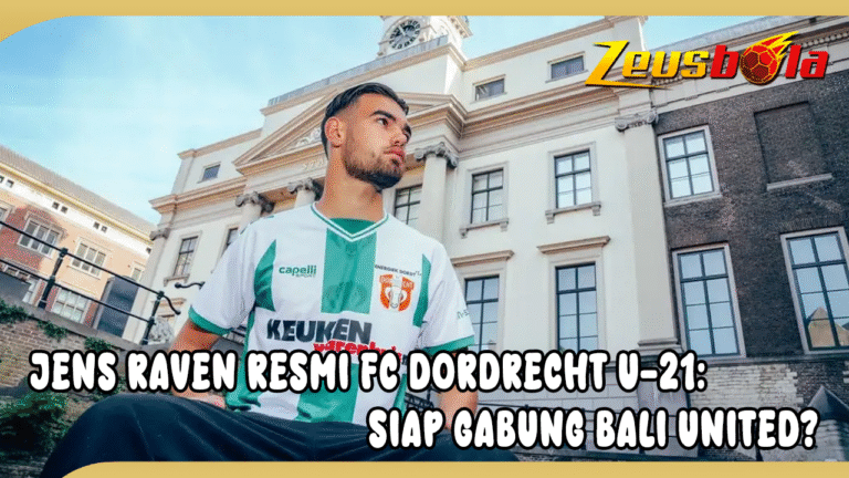 Jens Raven Resmi FC Dordrecht U-21 Siap Gabung Bali United