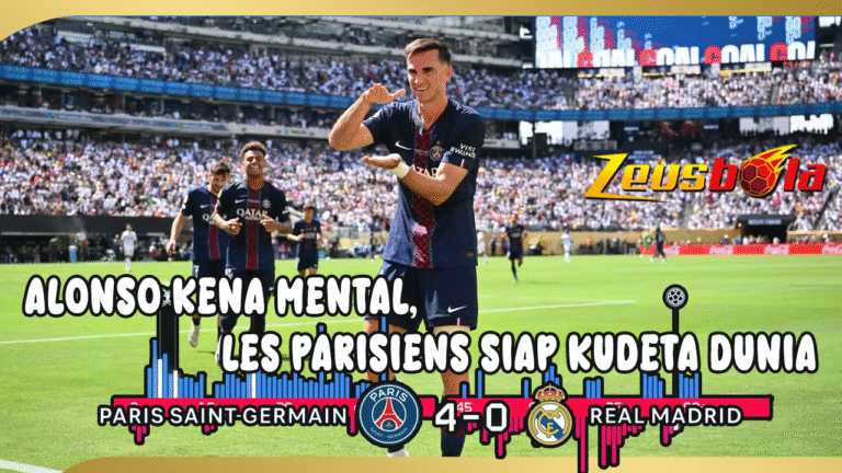 PSG Lumat Madrid 4-0 Alonso Kena Mental, Les Parisiens Siap Kudeta Dunia