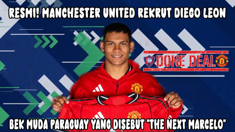 Resmi! Manchester United Rekrut Diego Leon, Bek Muda Paraguay yang Disebut The Next Marcelo
