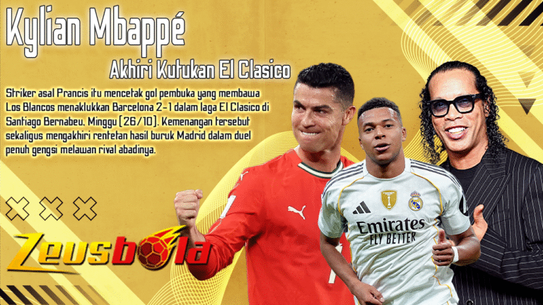 Mbappé Samai Ronaldo dan Ronaldinho, Real Madrid Akhiri Kutukan El Clasico di Bernabeu