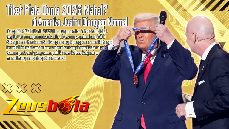 Tiket Piala Dunia 2026 Bikin Heboh Di Eropa Dikecam, di Amerika Justru Dianggap Normal