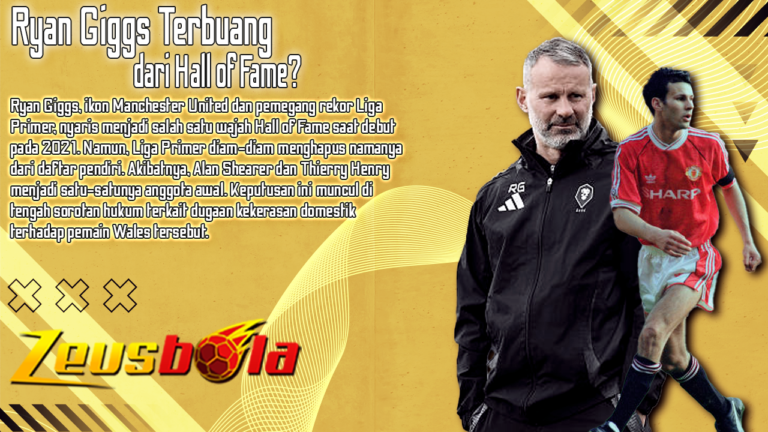 Ryan Giggs Terbuang dari Hall of Fame Fakta Kontroversial yang Jarang Diketahui