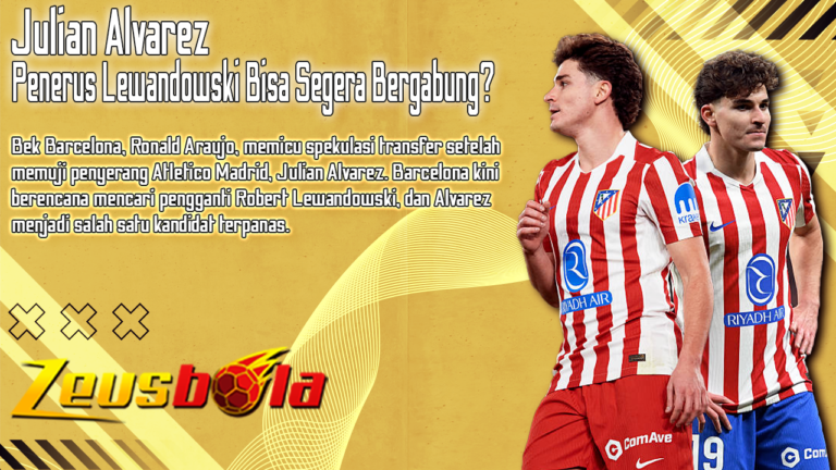 Barcelona Dikaitkan dengan Julian Alvarez Penerus Lewandowski Bisa Segera Bergabung