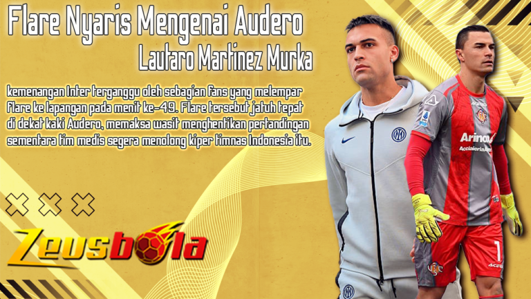 Drama di Cremona! Flare Nyaris Mengenai Audero, Lautaro Martinez Murka