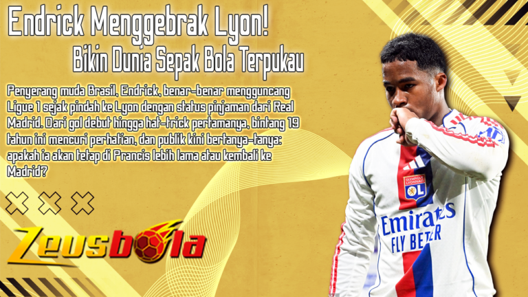 Endrick Menggebrak Lyon! Wonderkid Brasil Bikin Dunia Sepak Bola Terpukau