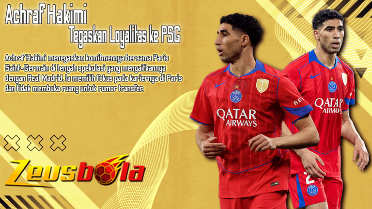 Achraf Hakimi Tegaskan Loyalitas ke PSG, Rumor Kembali ke Real Madrid Langsung Ditepis