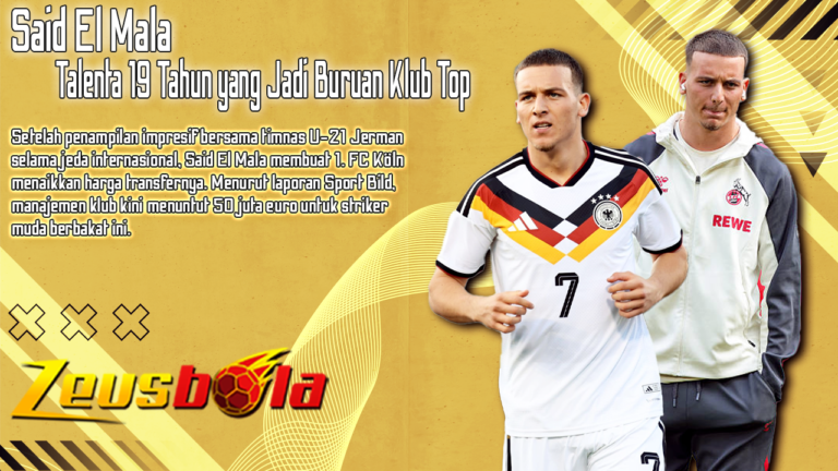 Said El Mala Mengguncang Bundesliga dan Inggris Talenta 19 Tahun yang Jadi Buruan Klub Top